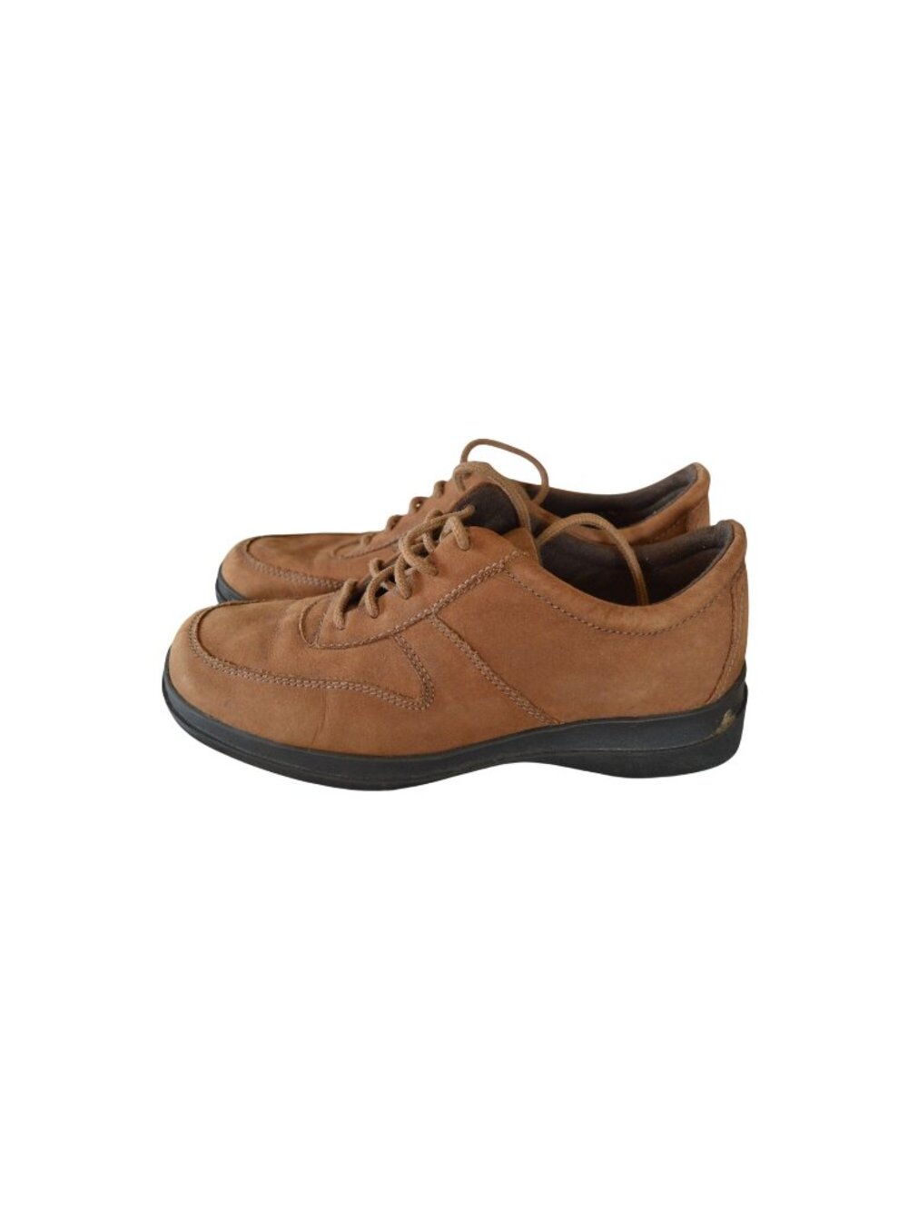Easy Spirit Brown Walking Comfort Lace Up Sneakers Women Size 6W Casual Gorpcore